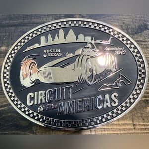 Circuit Of The Americas Belt Buckle Formula 1 Austin TX COTA Racing F1 2012 Race